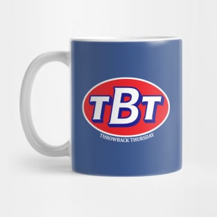 Throwback Thursday TBT (labeled variant) Mug